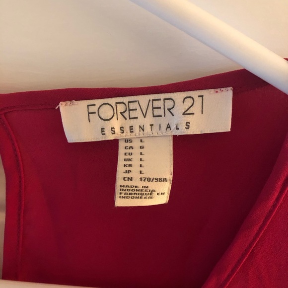 Forever 21 Magenta shirt - Picture 3 of 3